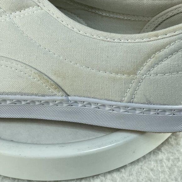 Balloons Red & White Cotton Slip On Sneakers Size 8.5 w/ Zipper Detail - Picture 2 of 9